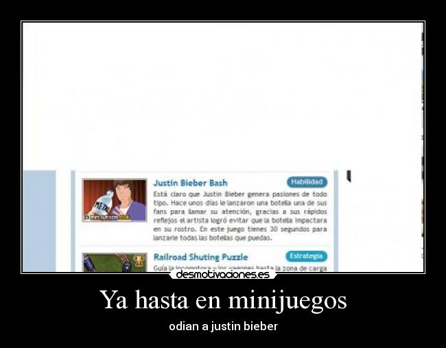 Ya hasta en minijuegos - 