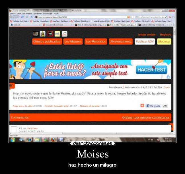 Moises - haz hecho un milagro!