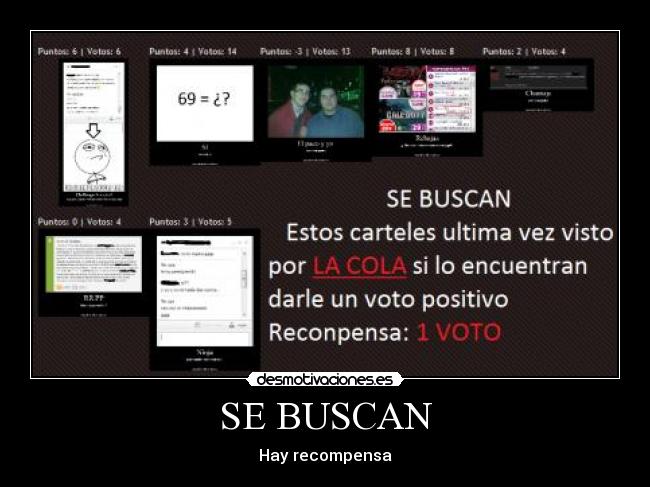 SE BUSCAN -