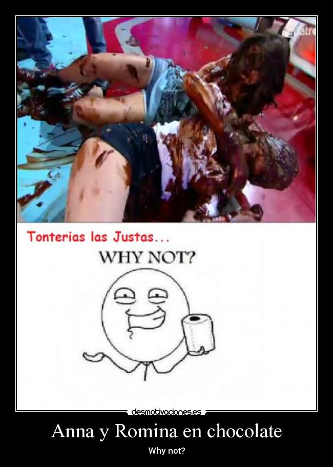 Anna y Romina en chocolate - 