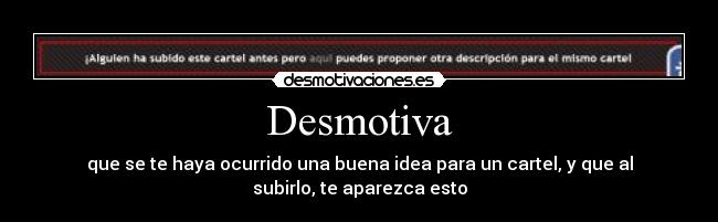 Desmotiva -