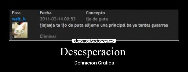 Desesperacion -