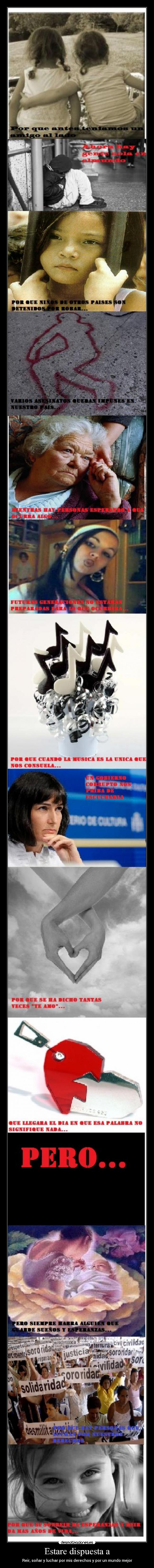 Estare dispuesta a -