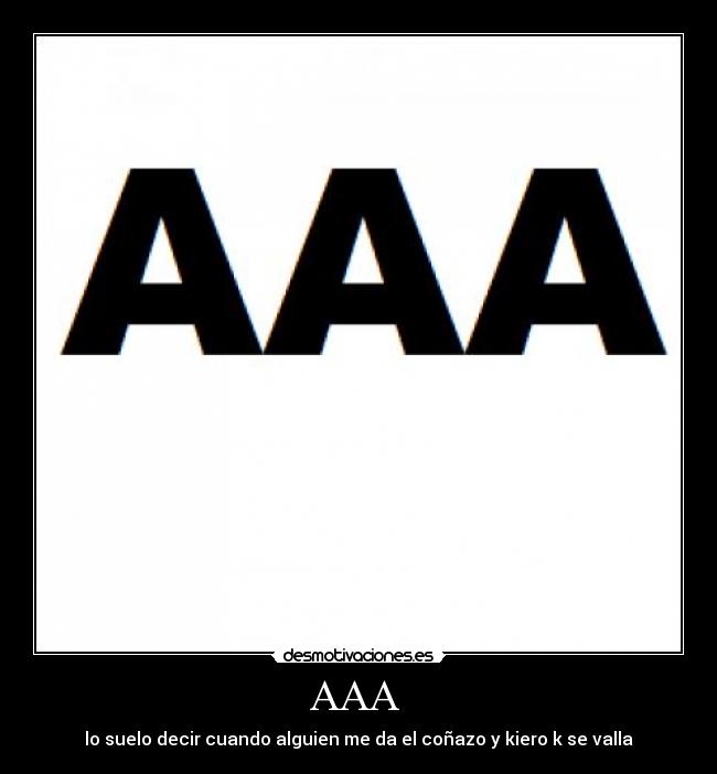 AAA -