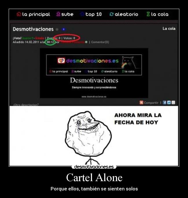 Cartel Alone - Porque ellos, también se sienten solos