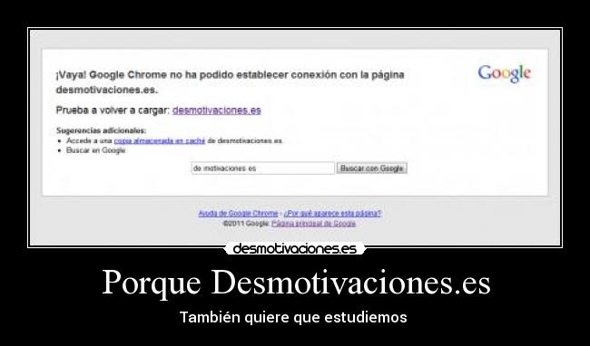Porque Desmotivaciones.es -