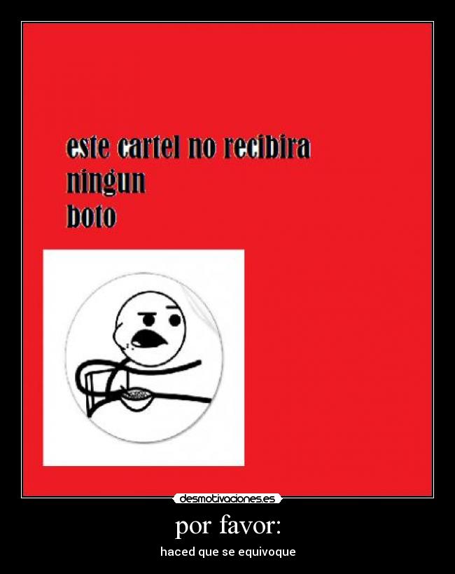 por favor: -
