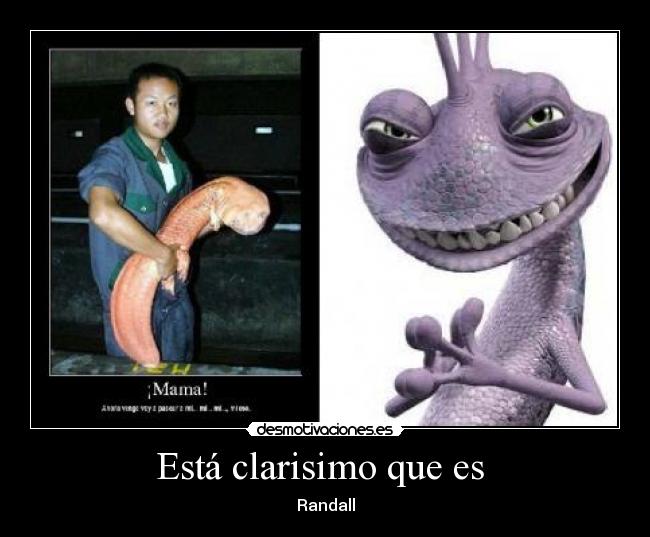 Está clarisimo que es - Randall