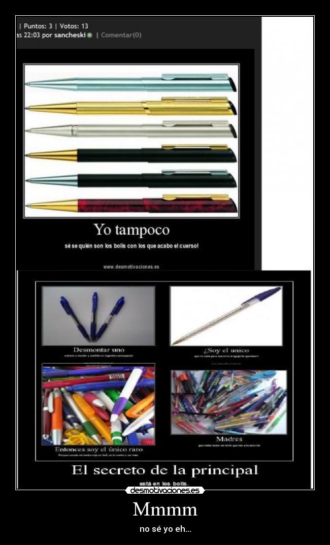 Mmmm - no sé yo eh...