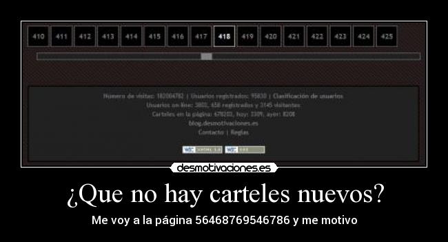 ¿Que no hay carteles nuevos? - 