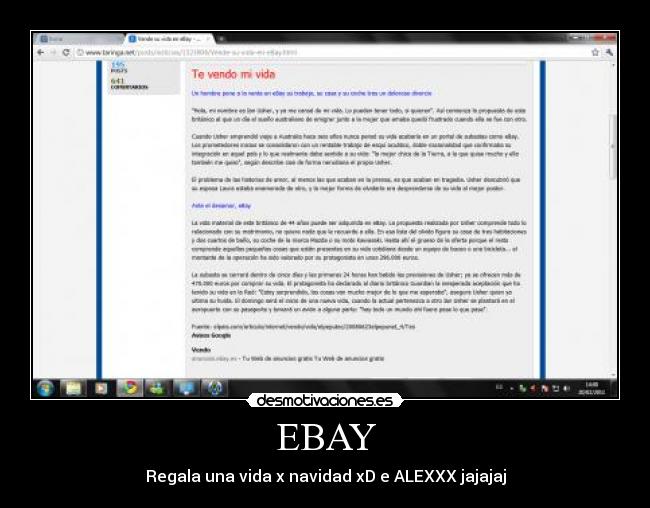 carteles ahora puedes comprar vida ebay desmotivaciones