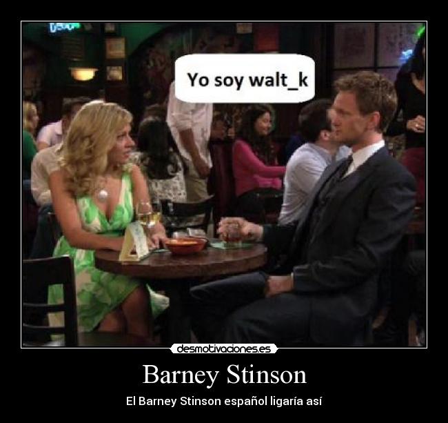 Barney Stinson - El Barney Stinson español ligaría así