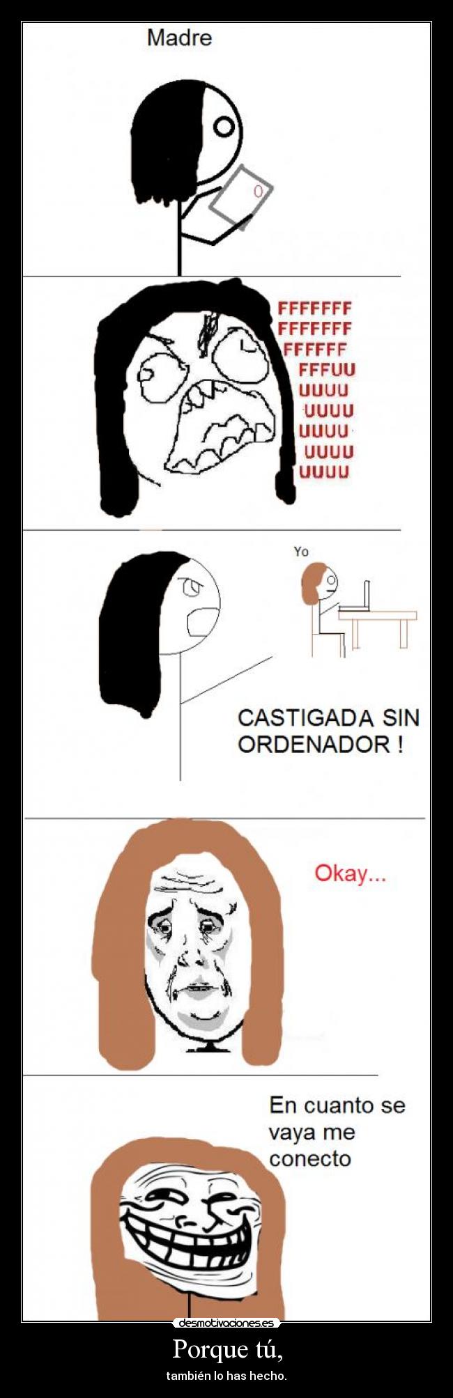 carteles troll face desmotivaciones