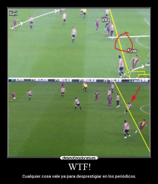 WTF! - Cualquier cosa vale ya para desprestigiar en los periódicos.
