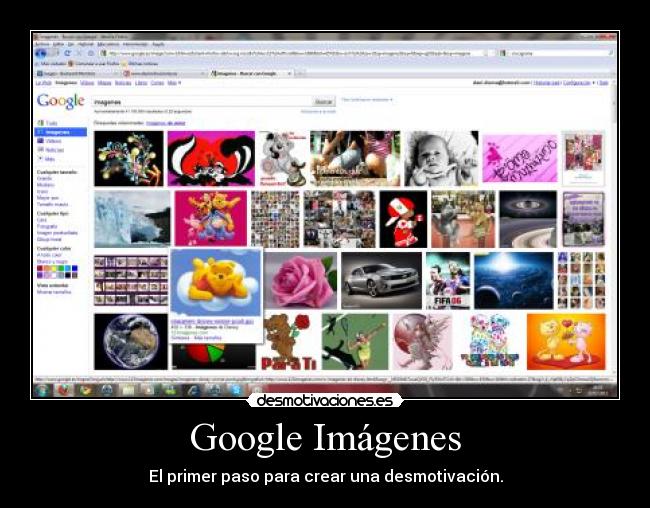 Google Imágenes - El primer paso para crear una desmotivación.