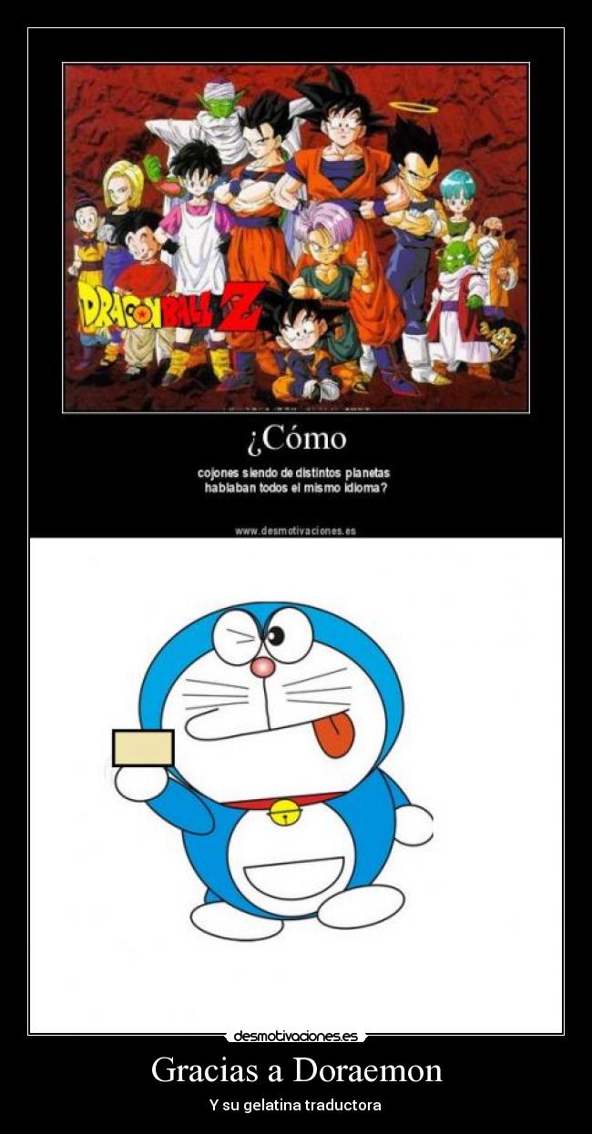 carteles doraemon desmotivaciones