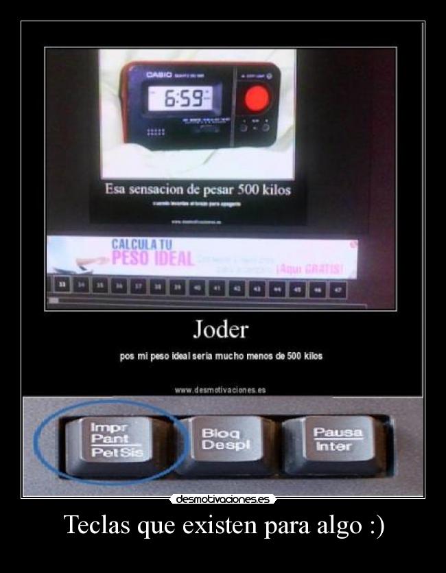 Teclas que existen para algo :) - 