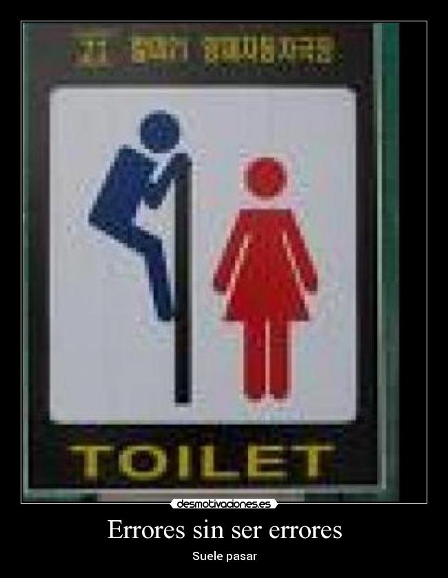 Errores sin ser errores - 