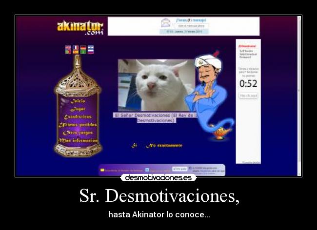 Sr. Desmotivaciones, -