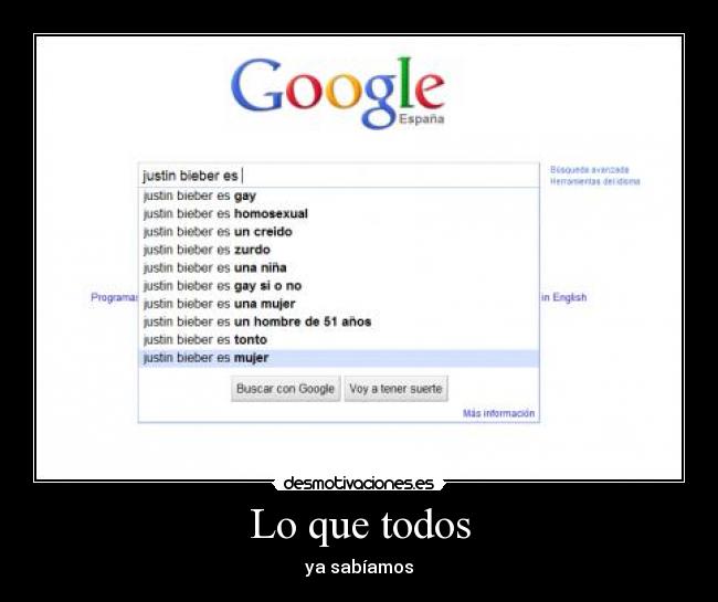 Lo que todos - ya sabíamos