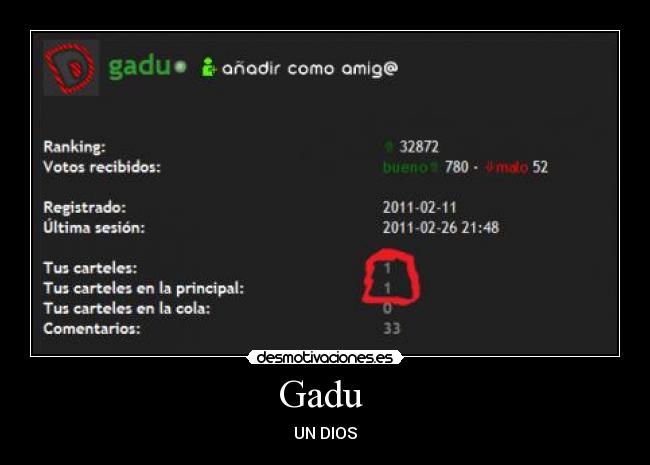 Gadu - UN DIOS