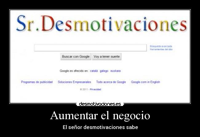 Aumentar el negocio -