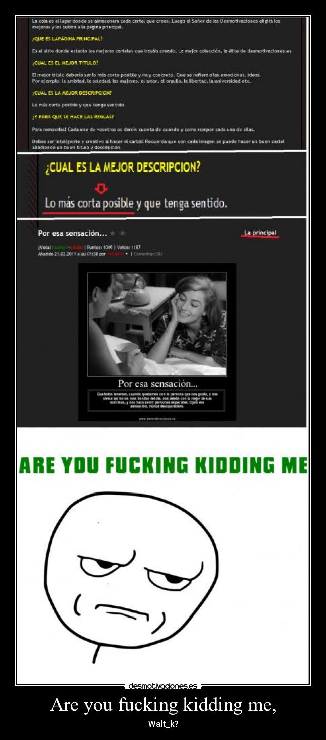 Are you fucking kidding me, -