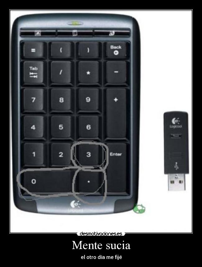 Mente sucia - el otro día me fijé