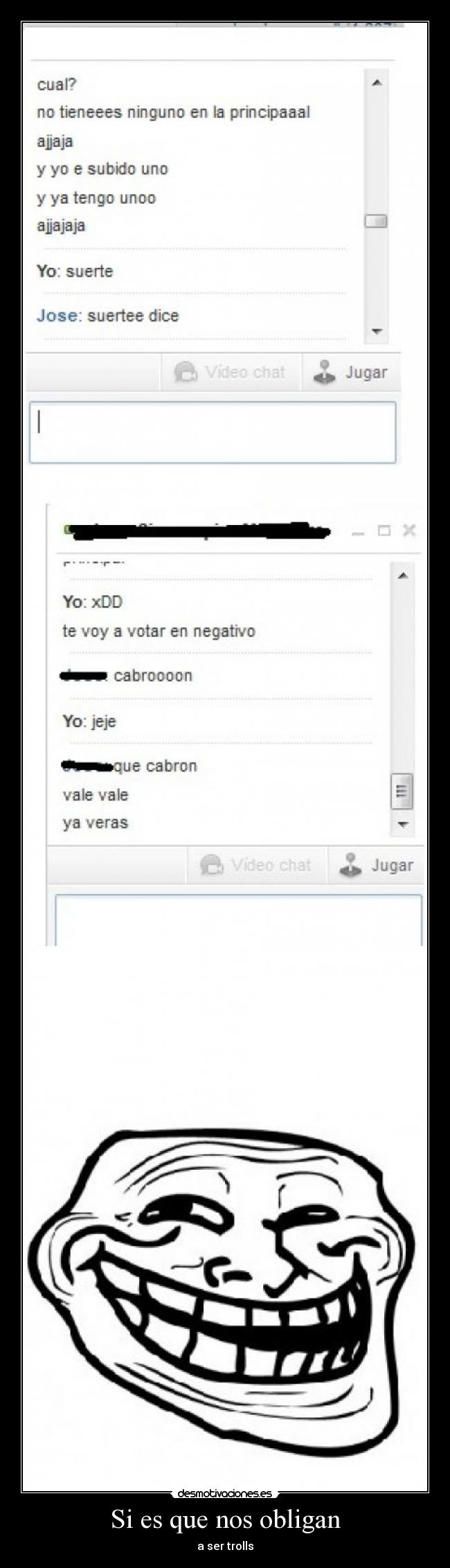 Si es que nos obligan - a ser trolls