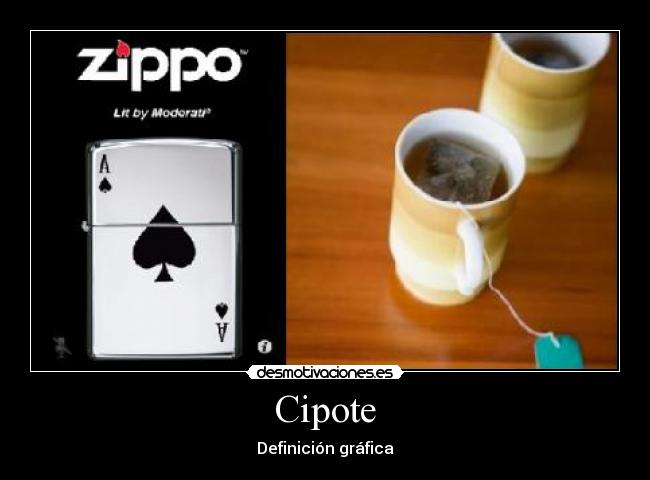 Cipote - Definición gráfica