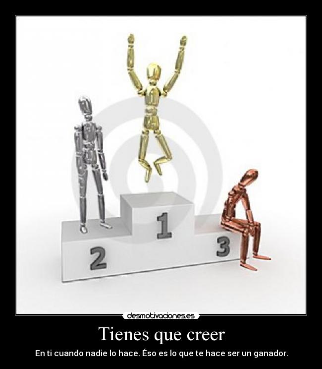 Tienes que creer - 