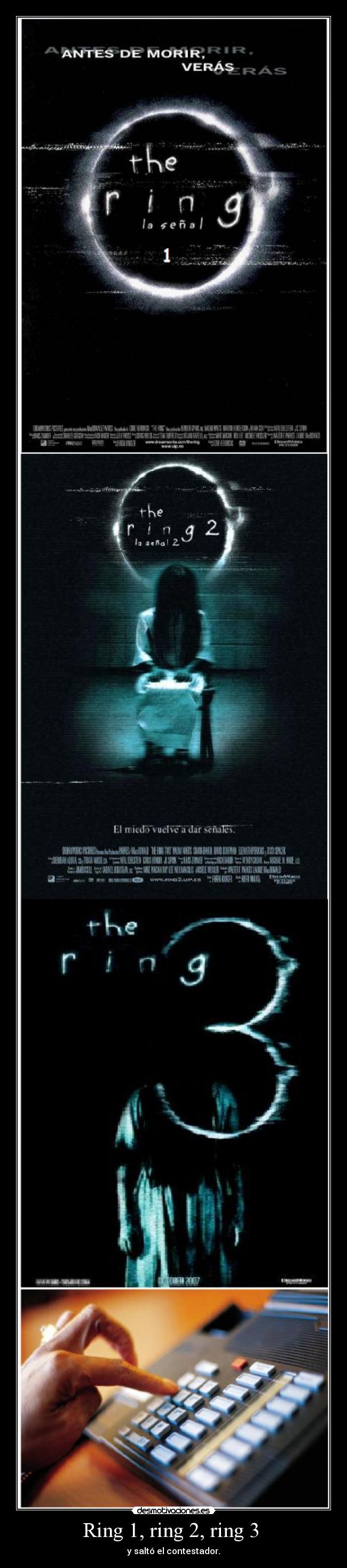 Ring 1, ring 2, ring 3  - 