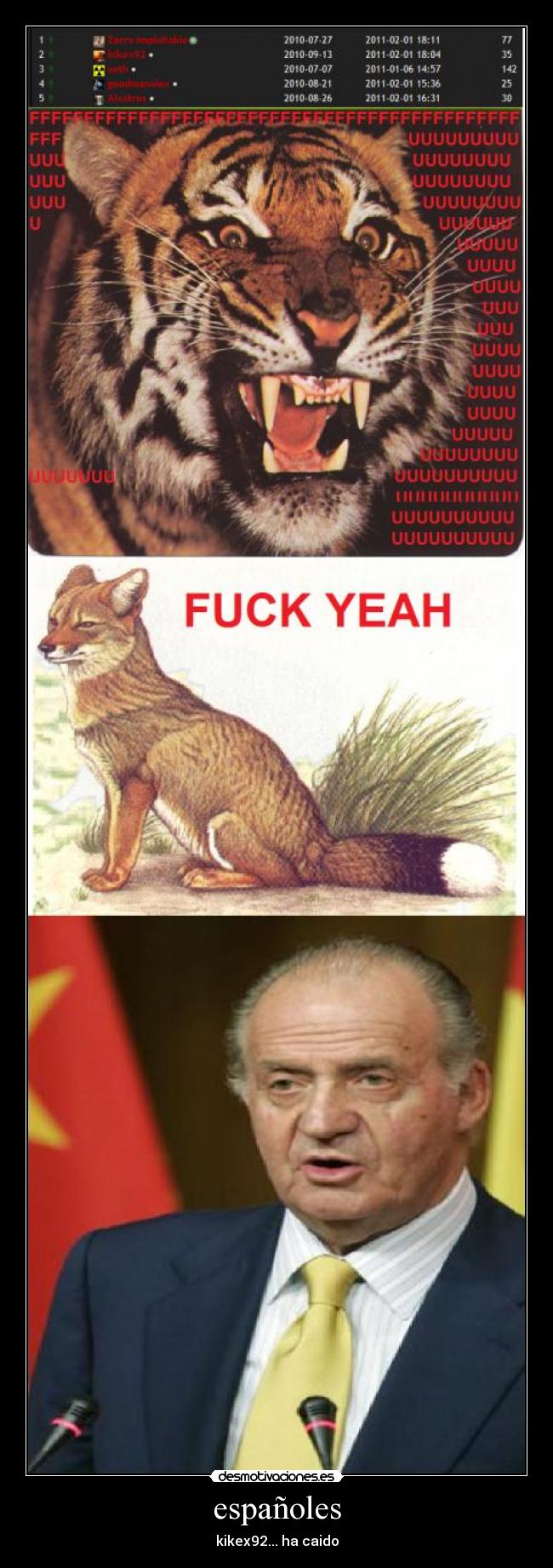 españoles - kikex92... ha caido