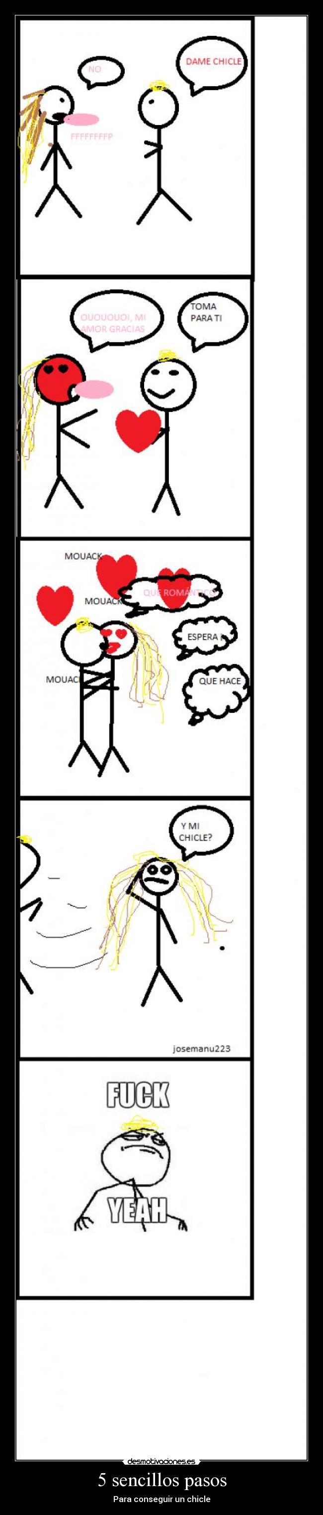 5 sencillos pasos - Para conseguir un chicle