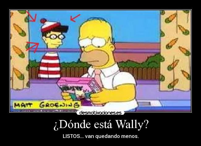 carteles donde esta wally desmotivaciones