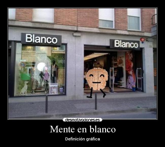 Mente en blanco - 