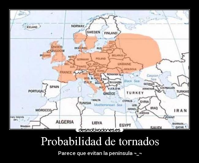 Probabilidad de tornados -