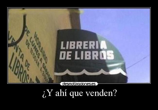 ¿Y ahí que venden? - 