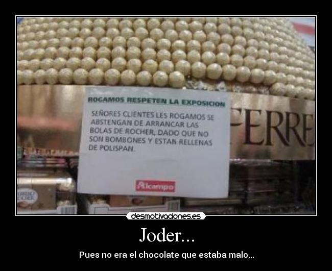Joder... -