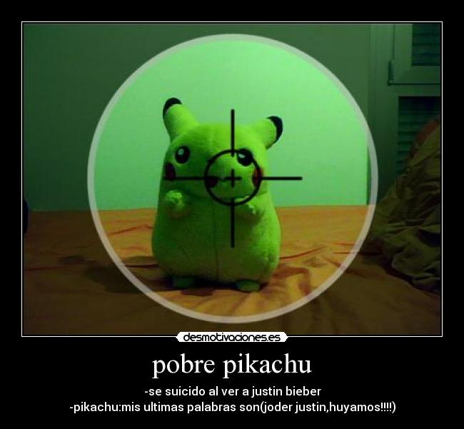 pobre pikachu -