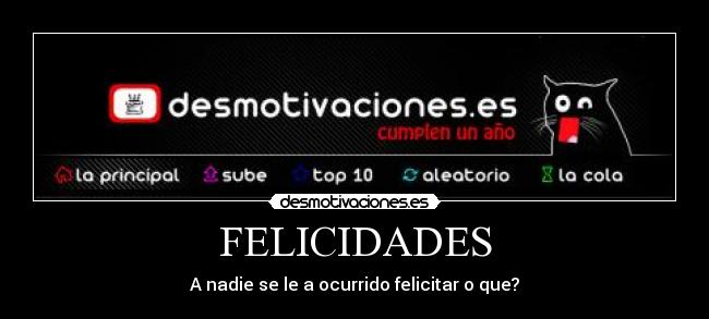 FELICIDADES - 