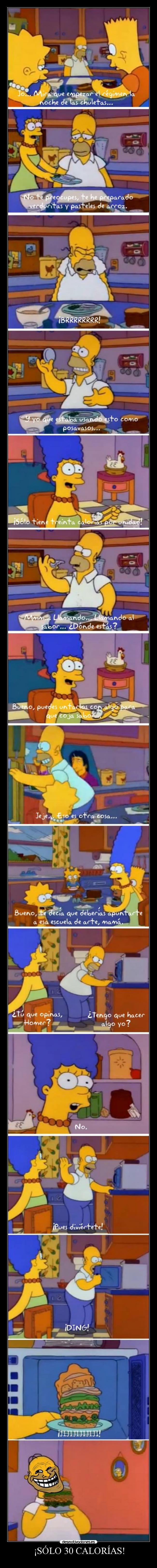 ¡SÓLO 30 CALORÍAS! -