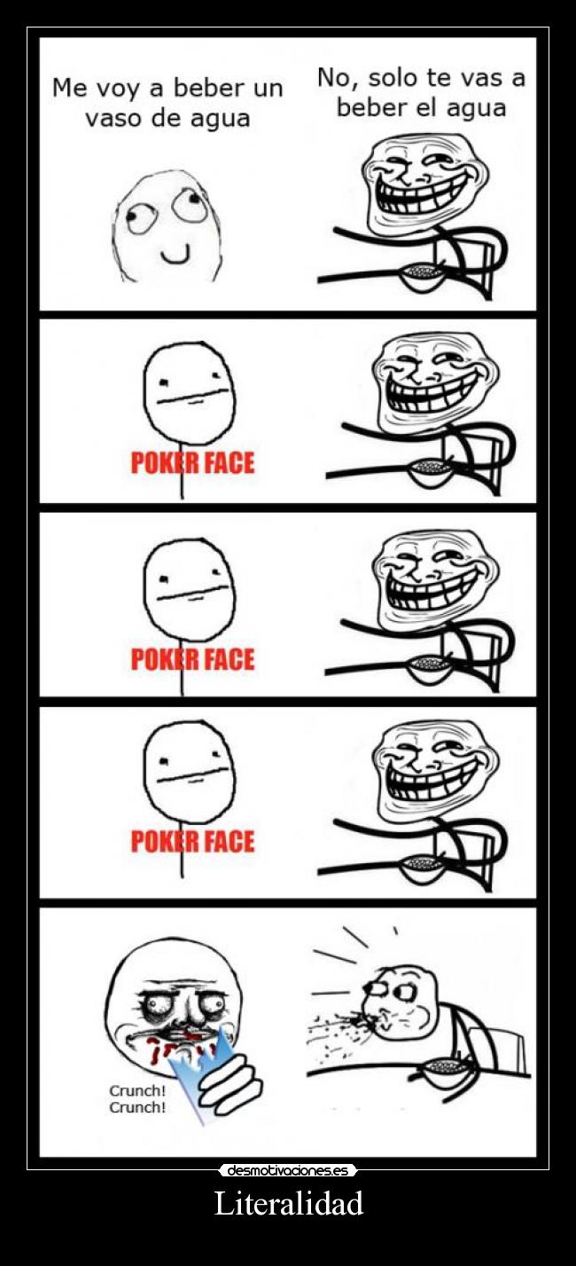 carteles forma literal tomarse vaso agua desmotivaciones