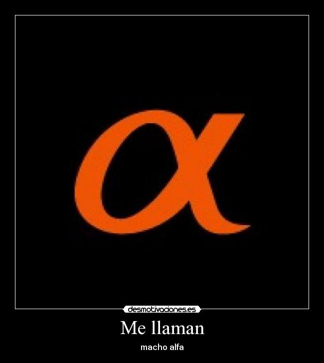 Me llaman - macho alfa