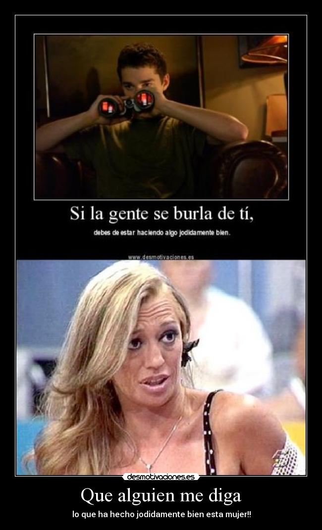 Que alguien me diga - 