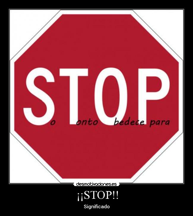 ¡¡STOP!! - 