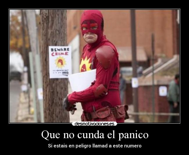 Que no cunda el panico -