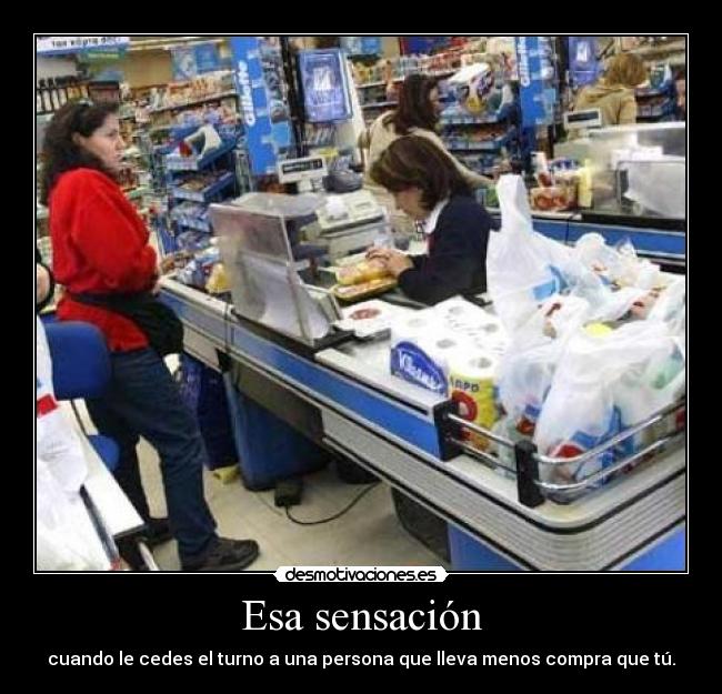 Esa sensación -