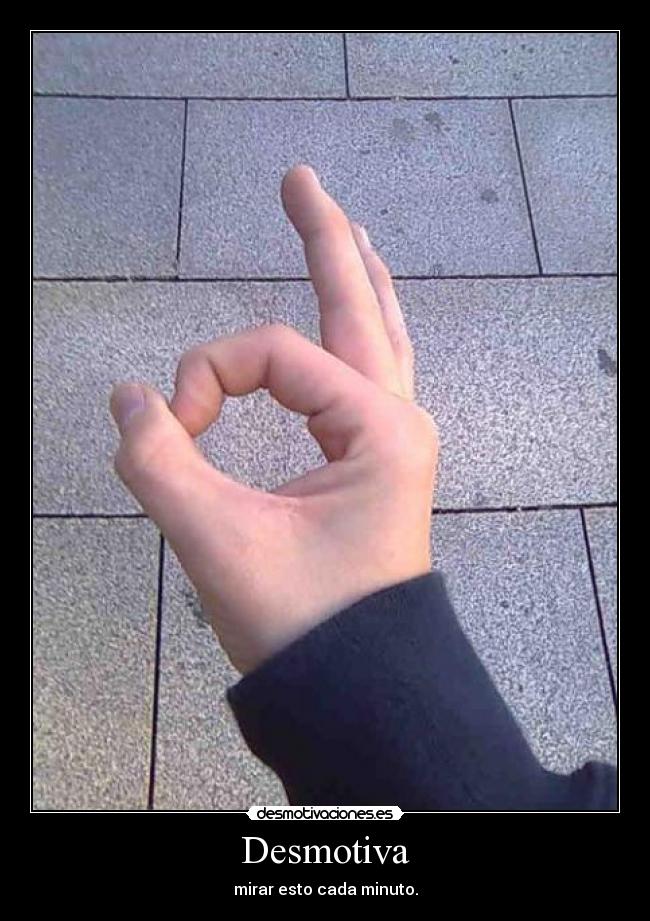 Desmotiva - mirar esto cada minuto.