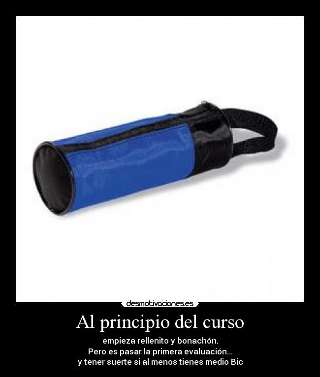 Al principio del curso - 